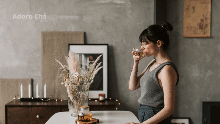 Degustando um delicioso cha 6